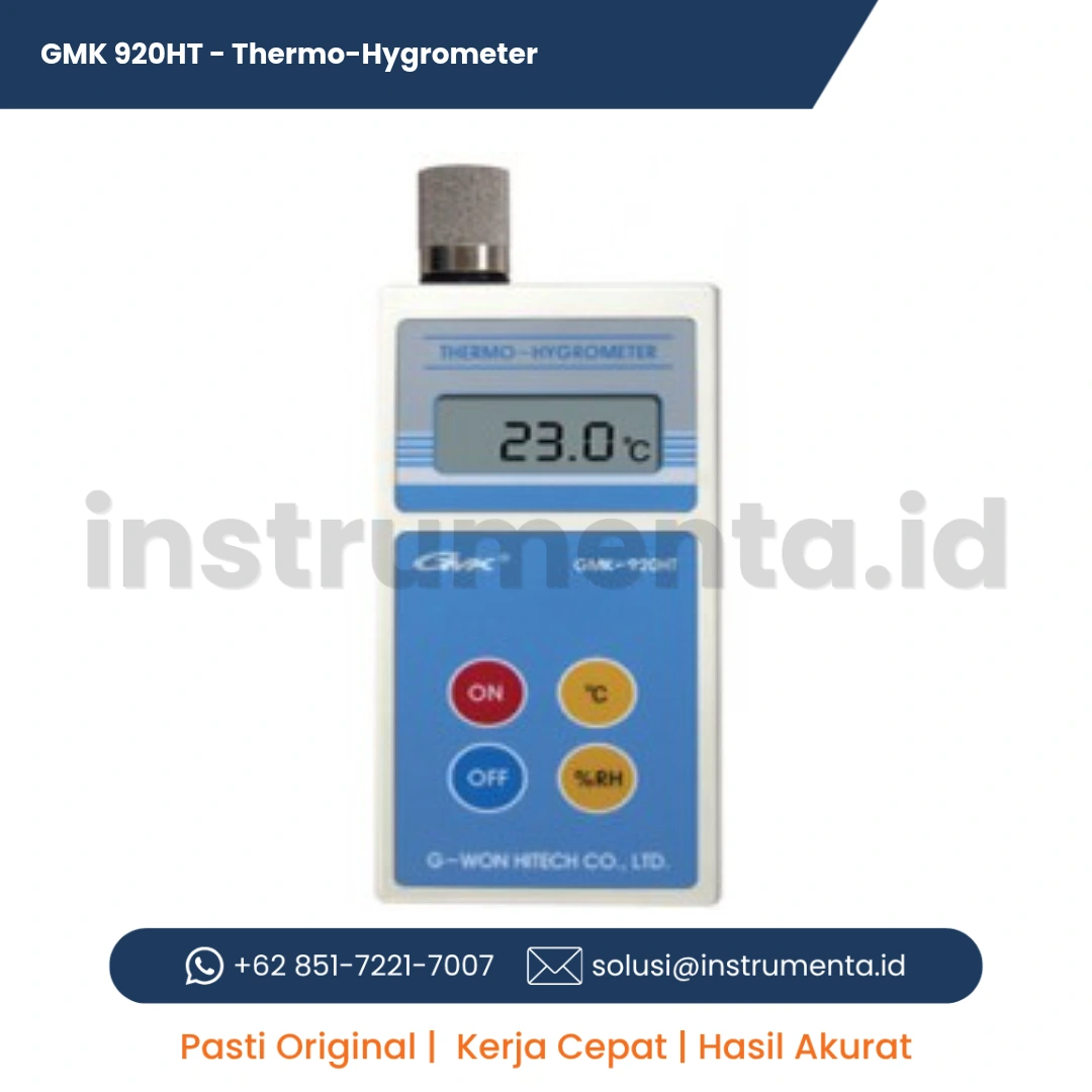 Supplier GMK 920HT Thermo-Hygrometer G-Won Aqua-Boy Alat Ukur Kelembapan Udara dan Temperatur Lingkungan Digital Portable